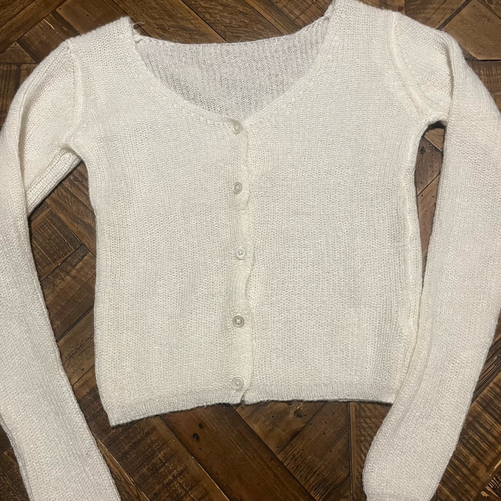 White Cardigan